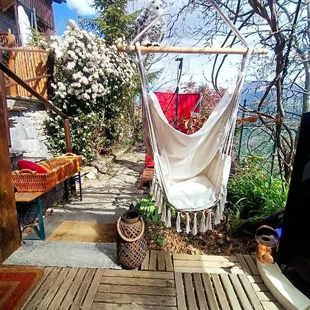 Dağ evi Enchanting In Gratillon With Mountain View And Sauna