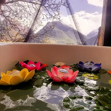 Dağ evi Enchanting In Gratillon With Mountain View And Sauna *